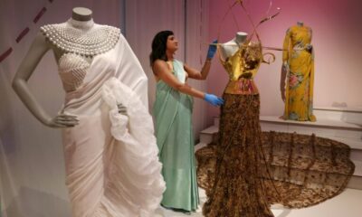 london exhibition saree