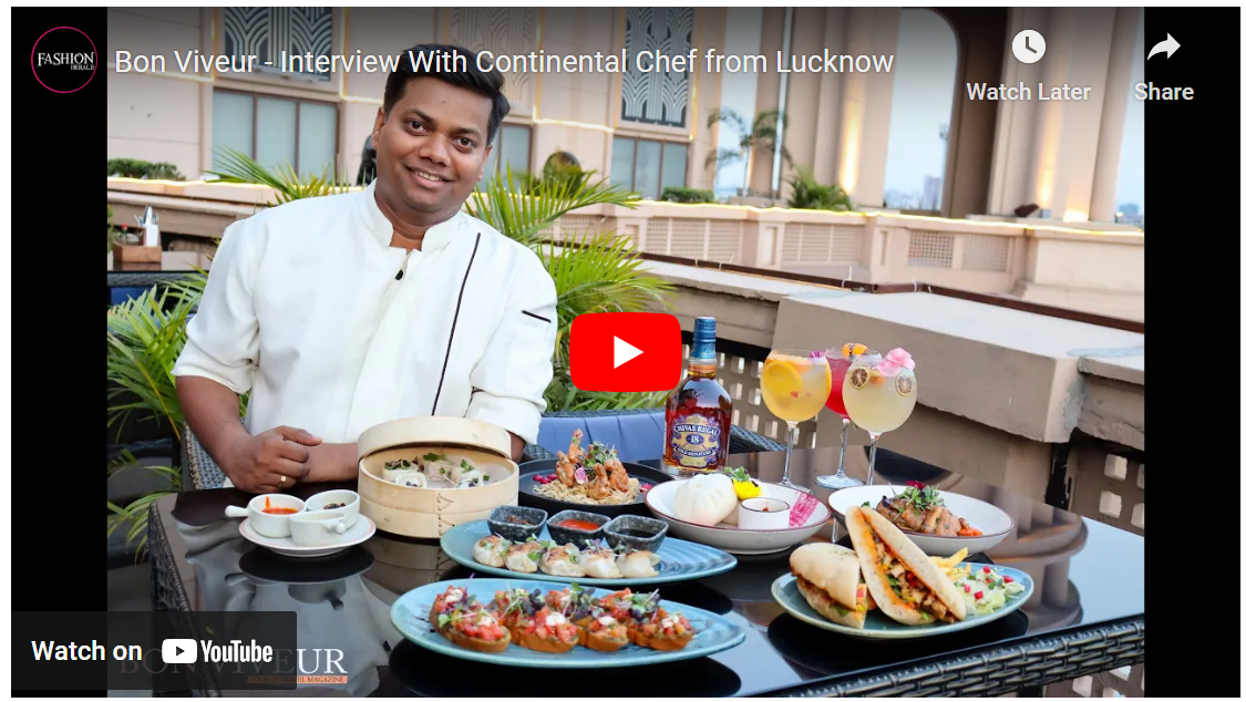 Watch interview with continental chef from Lucknow