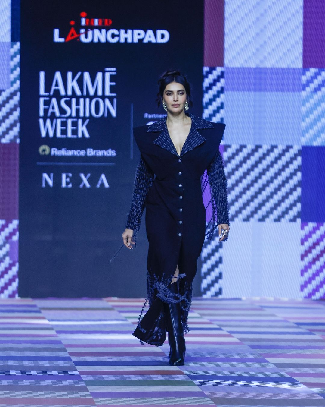 Lakme Fashion Week 2024 Karishma Tanna turns showstopper for INIFD