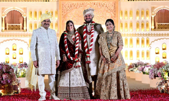 india's biggest wedding till date Adani