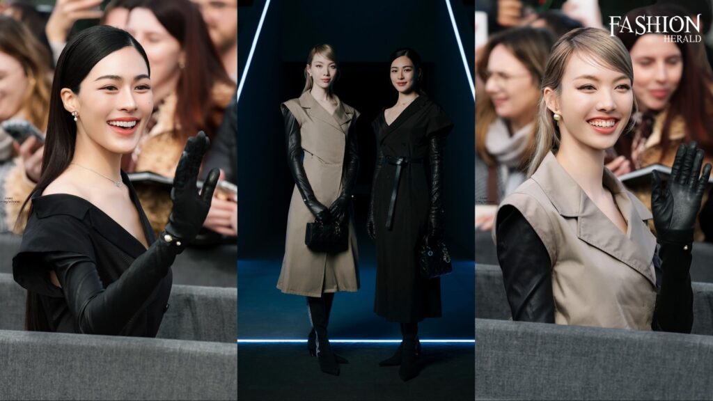 Thai Superstars Orm Kornnaphat and Lingling Kwong Shine at Dior AW25 Show by Maria Grazia Chiuri