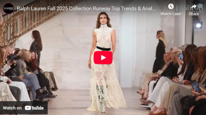 Ralph Lauren Fall 2025 Runway Show Highlights