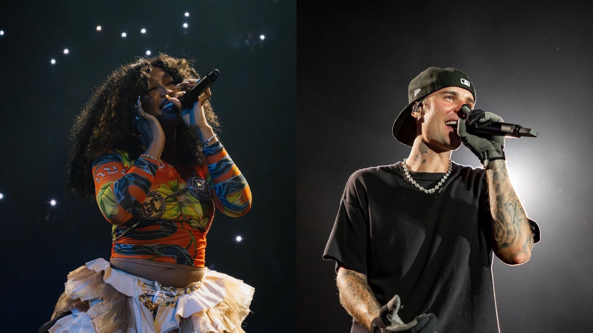 Justin Bieber Shocks Fans with Surprise Appearance at SZA