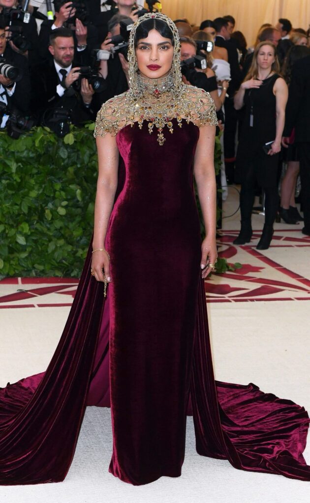 Priyanka chopra 2018 met gala style