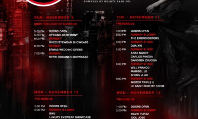 shanghai fashion week november 2025 schedule