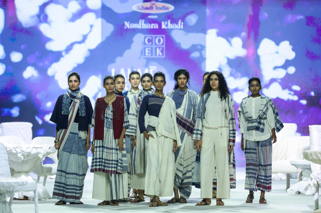 Navdhara Khadi at Lakmé Fashion Week x FDCI FW26 by Fashion Herald top fashion lifestyle curator India