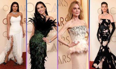 Priyanka Chopra Demi Morre Nicole Kidman ANne Hathaway From Gothic Plumes to Ethereal Trim 98th Oscar red carpet trends