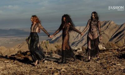 Desert Goth and Dark Romanticism Luxury concept shoot by Fashion Herald top runway magazine miami