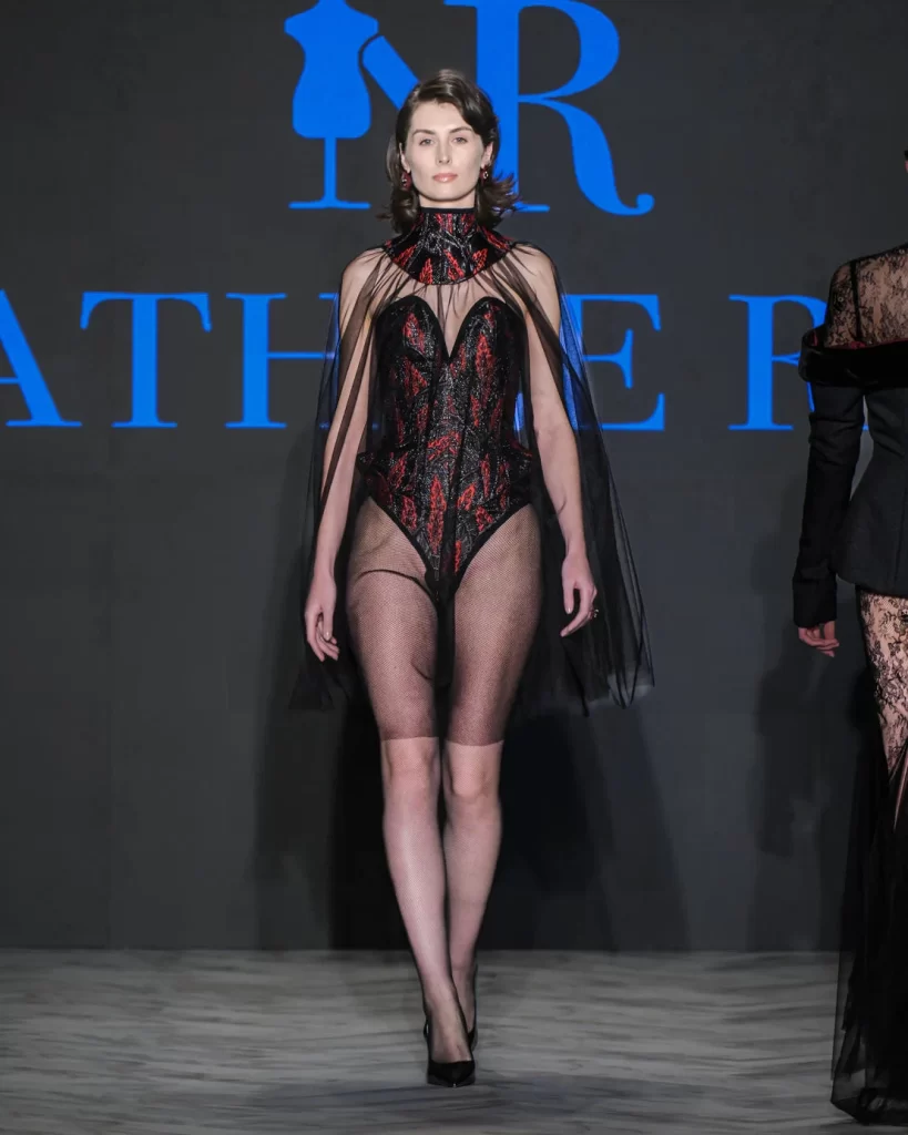 Nathalie Ravaoary vancouver fashion week - Architectural Dark Romance