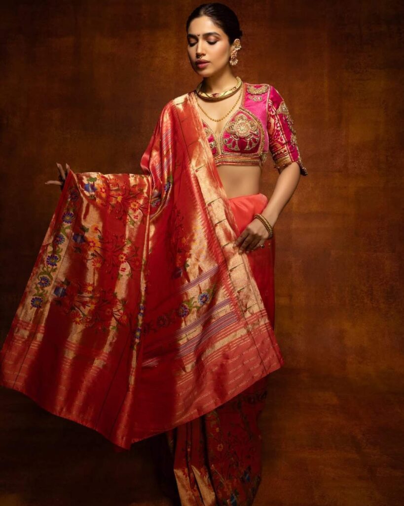Bhumi Pednekar in PAITHANI SILK