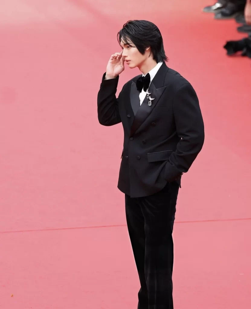 Thai superstar and Prada ambassador Win Metawin delivered one of the most refined menswear moments at the 79th Cannes Film Festival