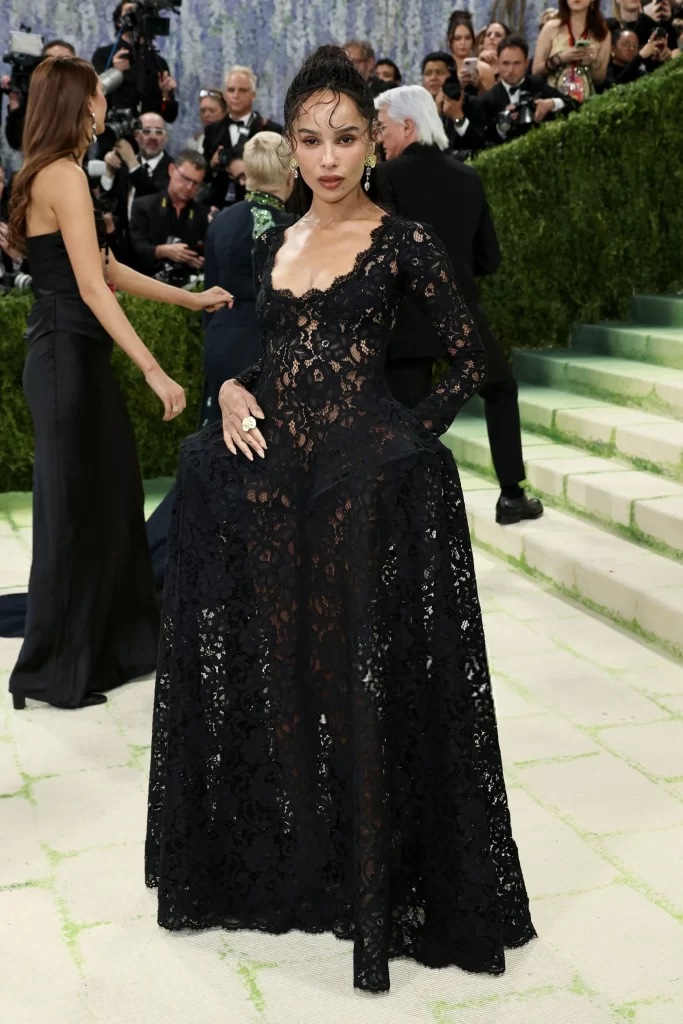 Zoë Kravitz in Saint Laurent at Met Gala 2026 top looks by Fashion Herald g f