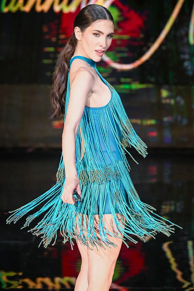Model walks the ramp : Miami Swim Week 2026 Giannina Azar and the Rise of Island Couture